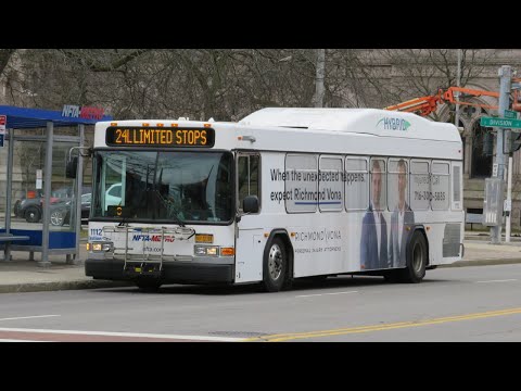 NFTA METRO RIDE ROUTE 23 INBOUND BUS 1124 - 2011 GILLIG HYBRID