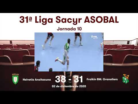31ª Liga Sacyr ASOBAL J10: Helvetia Anaitasuna - Fraikin BM. Granollers 38-31