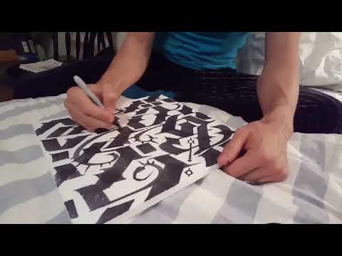 Calligraphy time lapse