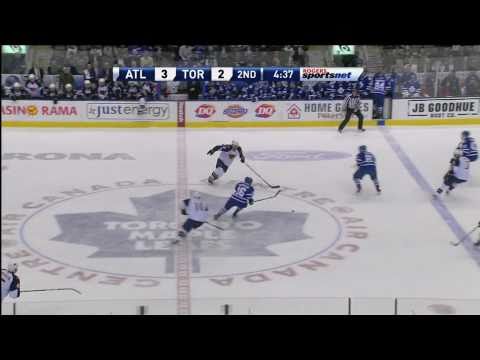 MacArthur Goal - Thrashers 3 vs Leafs 3 - Feb 7th 2011 (HD)