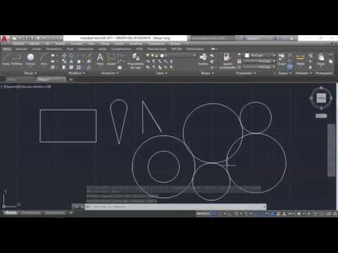 Uso de las herramientas básicas de AUTOCAD 2017