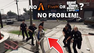 HOW TO Roleplay as a COP in GTA 5! - PS4 & XBOX ONE (Call Backup!)
