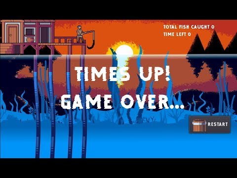 Pixel Fishing Game Tutorial / Code Along P3 (Adding Background + String) - Godot Engine