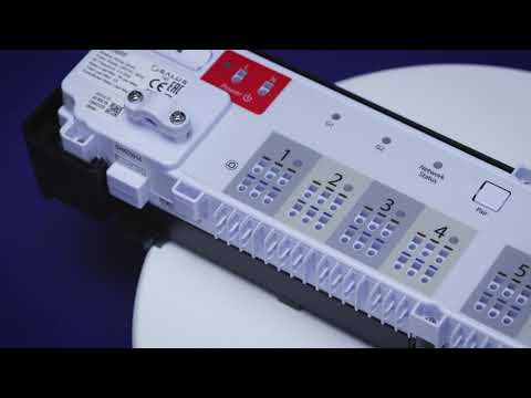 Salus bezvadu vadības modulis KL08RF ar 8 zonām, 230 V video