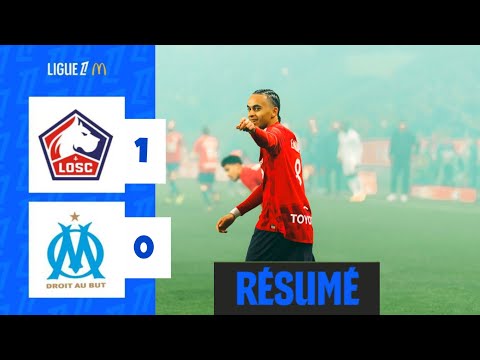 LOSC - OM (1-0) Résumé | Ligue 1 2025 | Lille Marseille | Lille OM | OM Lille | But De Ethan Mbappé