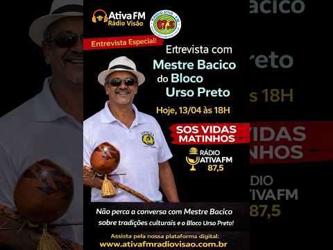 Entrevista com Mestre Bacico, no SOS Vida Matinhos