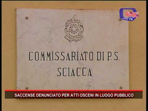 SACCENSE DENUNCIATO PER ATTI OSCENI IN LUOGO PUBBLICO