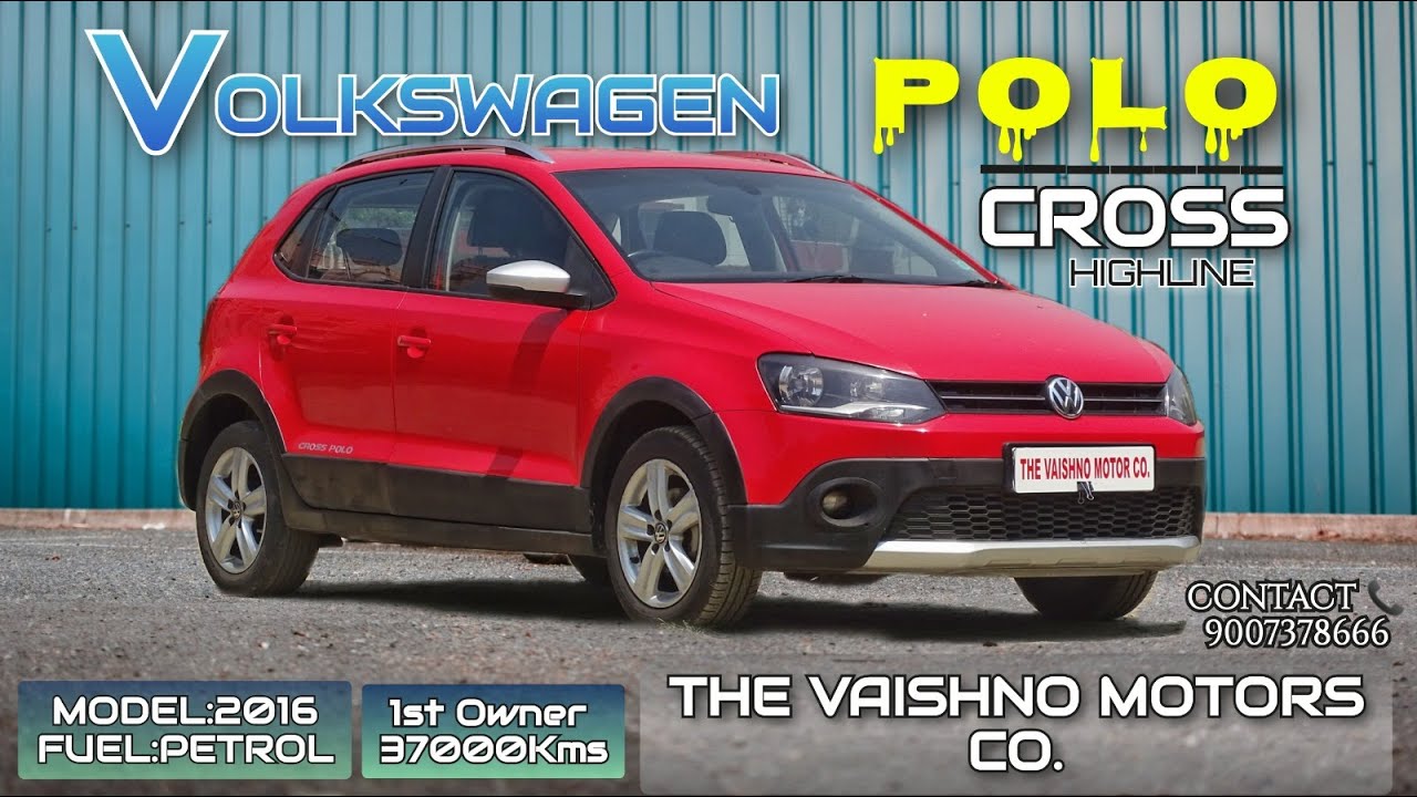 💥Volkswagen Polo Cross Highline💥 | Petrol |  2016 Model | First Owner | 37K Kms driven #2023 #polo