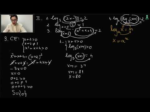 Ecuatii logaritmice