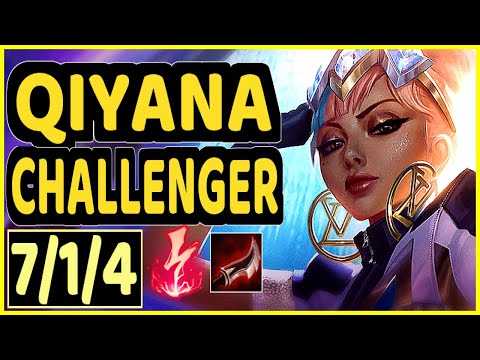 DOINB (QIYANA) - 7/1/4 KDA CHALLENGER GAMEPLAY - KR