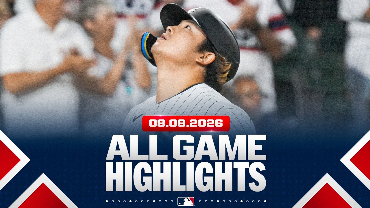 Highlights from ALL GAMES on 8/8 (Munetaka Murakami comes up big in White Sox victory and MORE!)
