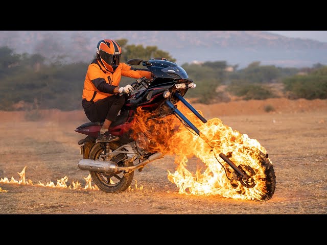 Ghost Rider Bike On Fire