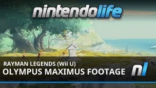 Rayman Legends (Wii U) Olympus Maximus Gameplay - Shields Up...and Down
