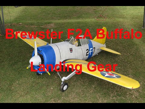 Brewster F2A Buffalo landing gear design