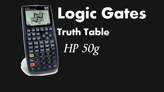 HP50g - Logic Gates - Truth Table Menu