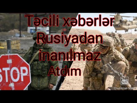 Təcili xəbərlər!Rusiyadan inalılmaz atdım...Şok-Xəbərlər.