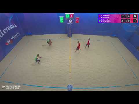 17:30 D. Rastrosta / M. Motuznyi - A. Yermakov / M. Sydorenko 31.08.2022 | Winners Beach Volleyball