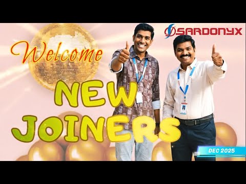 Welcome New Joiners – DEC 2025