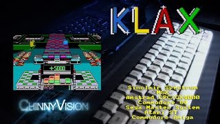 ChinnyVision - Ep 154 - Klax - Spectrum, MSX, Amstrad CPC, C64, Sega Master System, Atari ST, Amiga