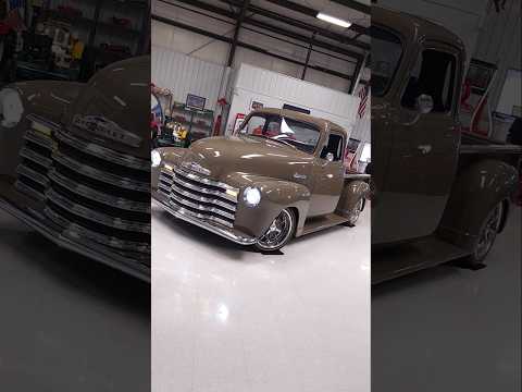 Supercharged LS3 1950 Chevy 3100 #trucks #Chevy #chevrolet #classictrucks #restomod #musclecar