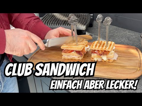 New York Club Sandwich im OptiGrill