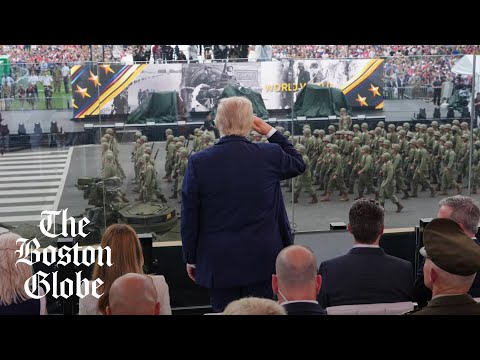 Highlights from President Trump's military parade