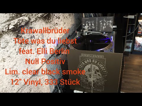 Unboxing Krawallbrüder töte was du liebst feat. Elli Berlin 12"  clear black smoke Vinyl