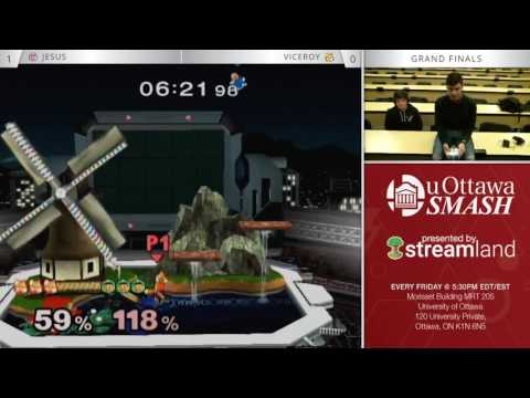 uOttawa Weekly #6 (Winter 2017) || Melee Singles || Grand Finals || Jesus vs Viceroy