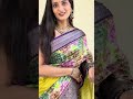 Yellow Purple Saree Festive Fusion Of Joy And Royalty Saree Fashion Indiansaree Ethnicwear
