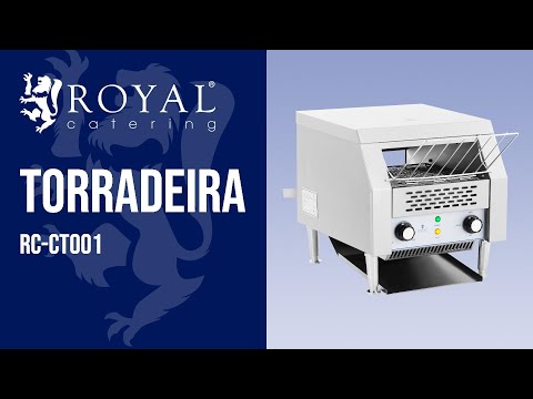 vídeo - Torradeira - 2,200 W - Royal Catering - 3 funções