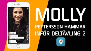 Molly Pettersson Hammar periscopear inför Melodifestivalen 2016