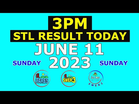 3pm STL Result Today June 11 2023 (Sunday) Visayas and Mindanao