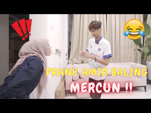 TEAH & MARSYA LARI DARI AMIR !! - PRANK M3RCUN