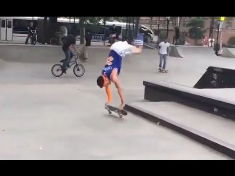 INSTABLAST! - PIMPIN Ghost Ride Da Whip!! Handstand Fingerflip to Bs 50-50! Crazy China Spots