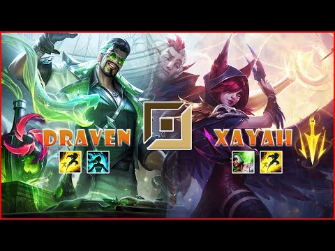 【Vincent Draven】S12 CN Best Draven Vs Xayah (44 kills)