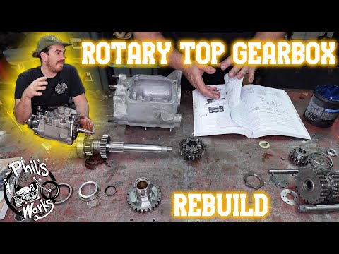 Harley Davidson 4 Speed Rotary Top Gearbox Rebuild  Freshen Up. 1979-1984