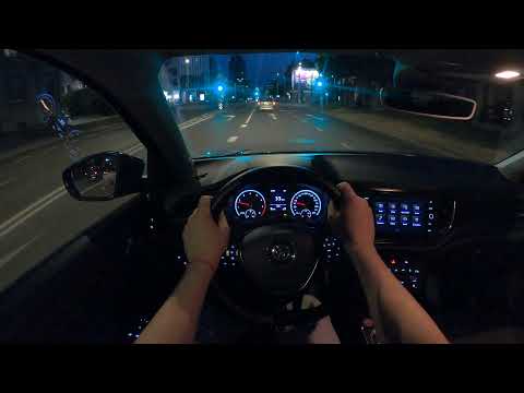 Volkswagen T-Roc Style 1.5l 150HP - Night POV Test Drive & Fuel consumption check
