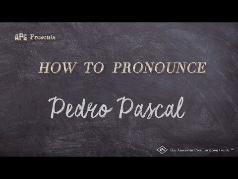 How to Pronounce Pedro Pascal (Real Life Examples!)