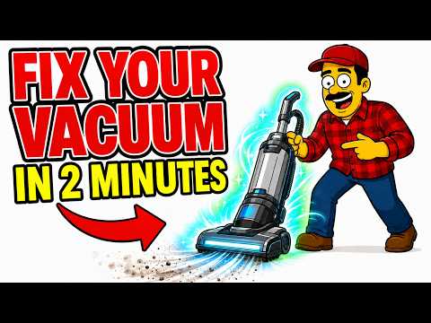 Your Vacuum Didn't Die — One Hidden Part Is Choking It. Fix It in 2 Minutes