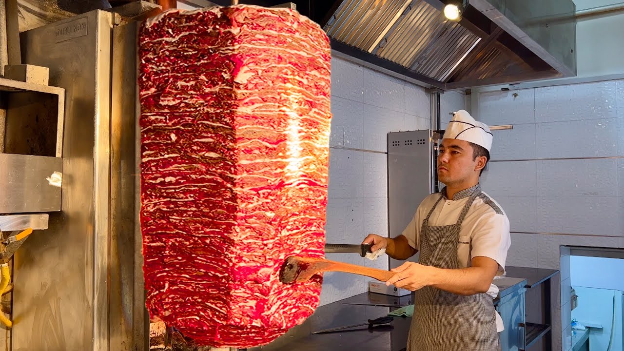 100-150 kilos of meat every day for Shawarma | Number one Doner Center in Tashkent