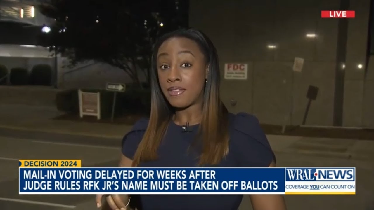 Mail-in voting delayed for weeks after judge rules RFK Jr's name must be taken off ballots