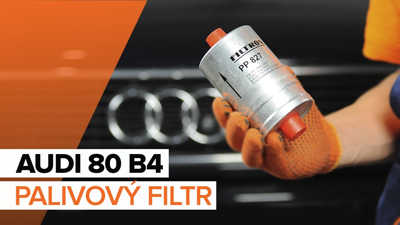 Jak vyměnit palivový filtr na Audi 80 B4 – návod k výměně