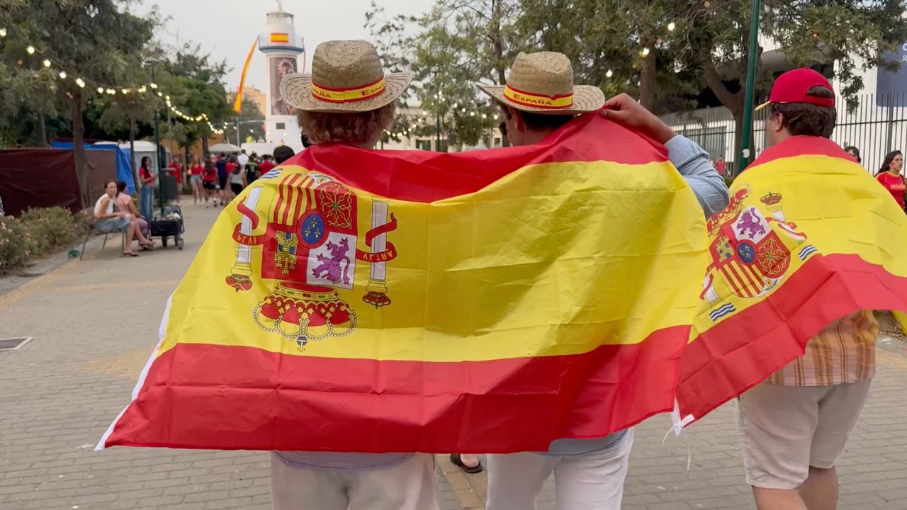 Así vivieron los hinchas españoles en Málaga la final del Mundial