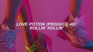 PRODUCE 48 (Love Potion) // Rollin&#39;Rollin&#39;; sub español
