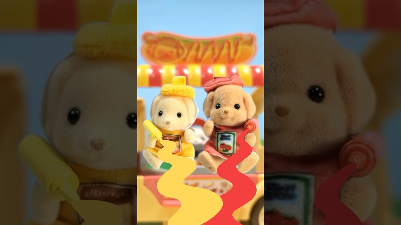 【シルバニア】🌭あつまれ！赤ちゃんセット-ホットドッグ-🌭〈公式〉#shorts #シルバニアファミリー #miniature