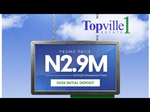 Residential Land For Sale Topville Estate Phase 1 Tomoba Close To Yaba Tech Epe Lagos