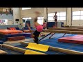 Back Tuck On Beam Amazing 9yo Gymnast