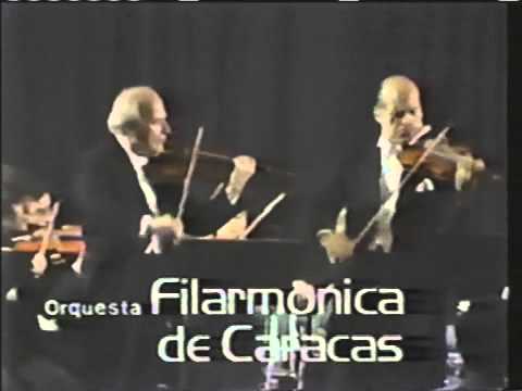Bach Double Violin Concerto - Yehudi Menuhin And Carlos Piantini Pt  1