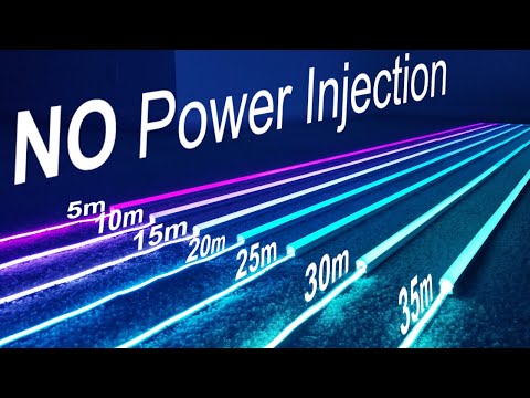 Maximum LED Strip Length With NO Power Injection: Real Life Experiment
