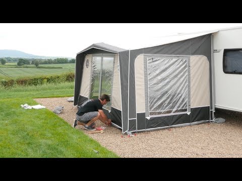 Practical Caravan – how to pitch caravan awnings